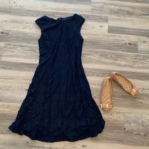 Dark Blue Lace Dress (beautiful and barely used!)